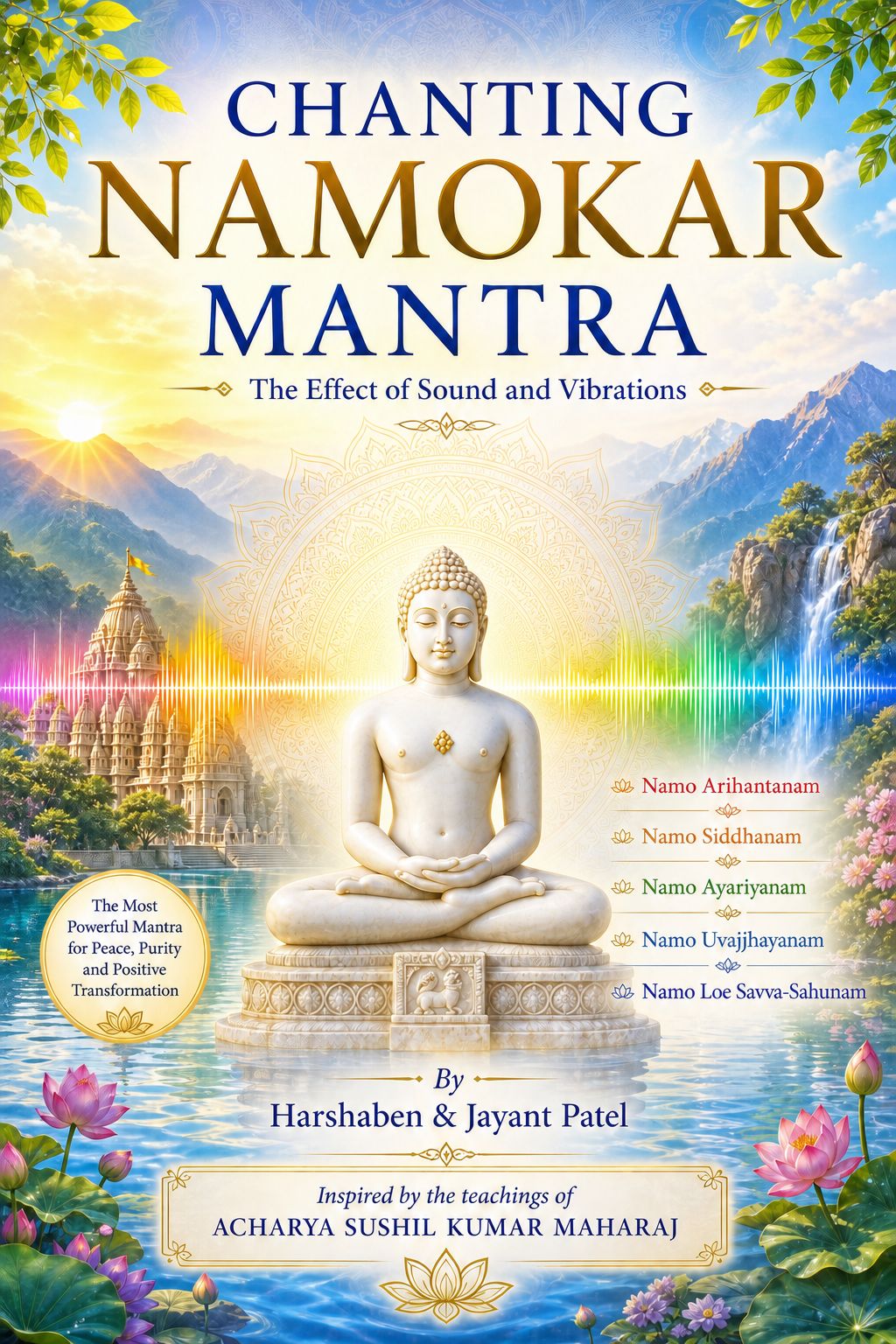 Book cover for Chanting Namokar Mantra by Harshaben and Jayant Patel